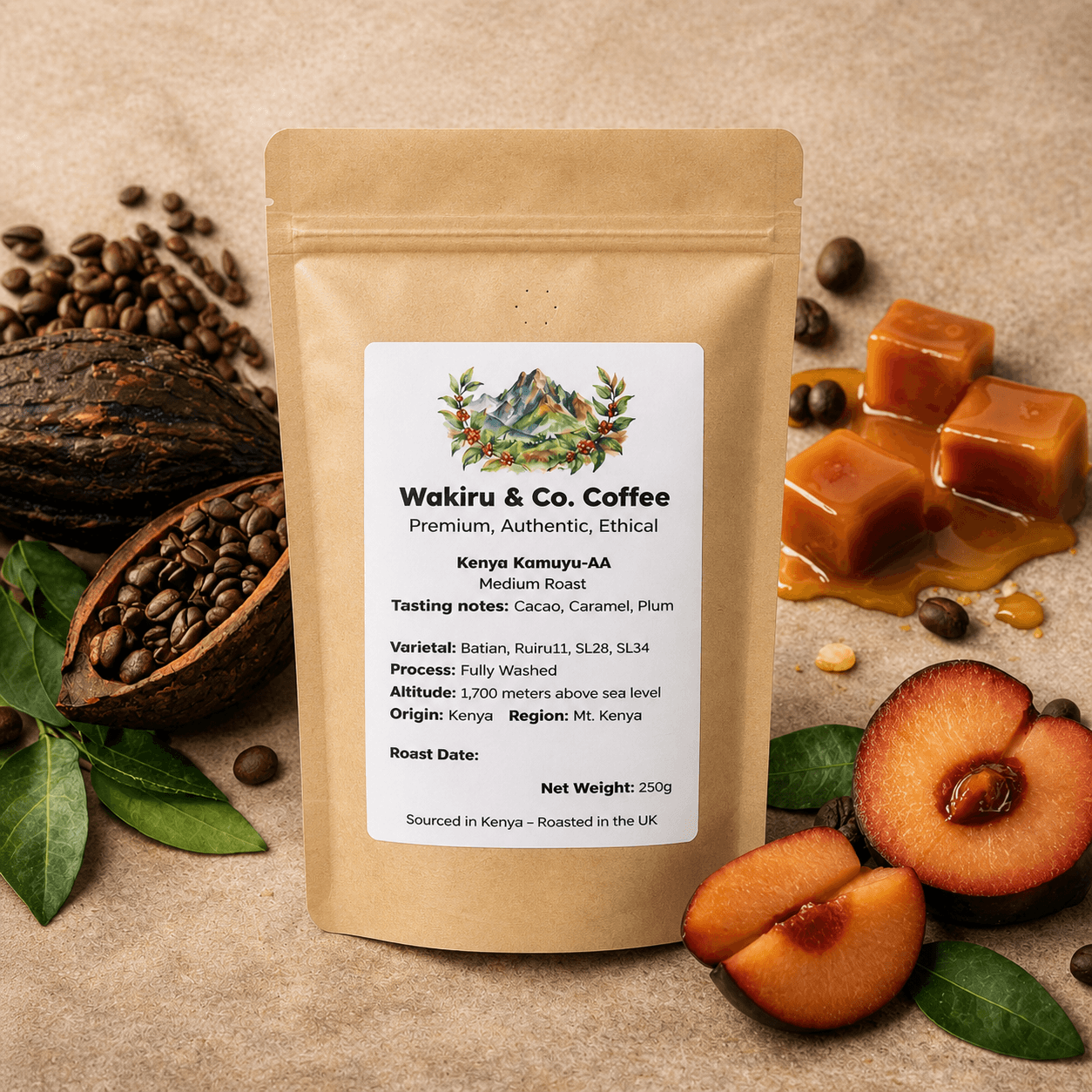 Kenya Kamuyu - AA (Ground Beans)