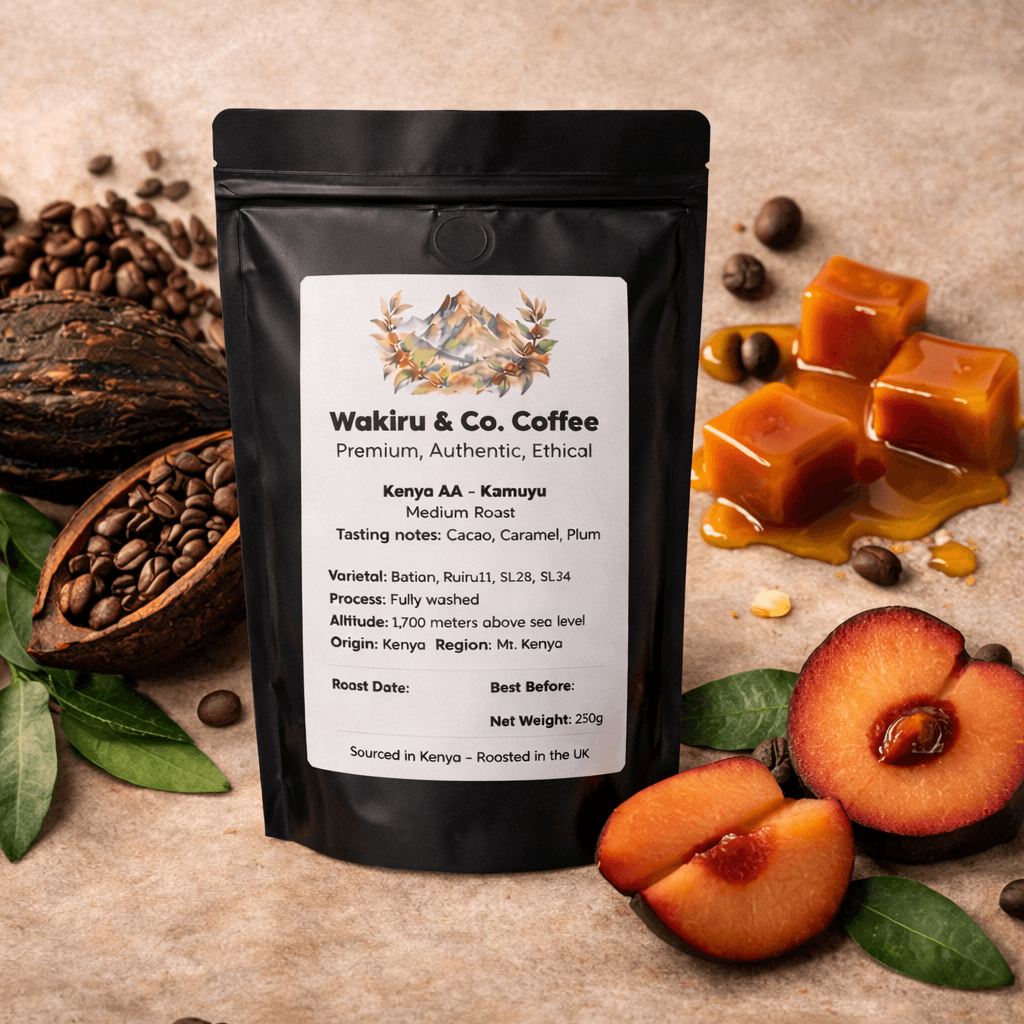 Kenya Kamuyu-AA   (Unground Beans)