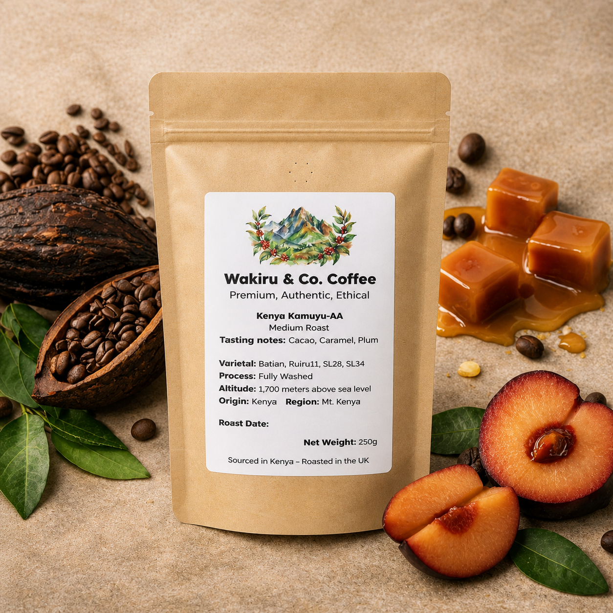 Kenya Kamuyu - AA (Ground Beans)